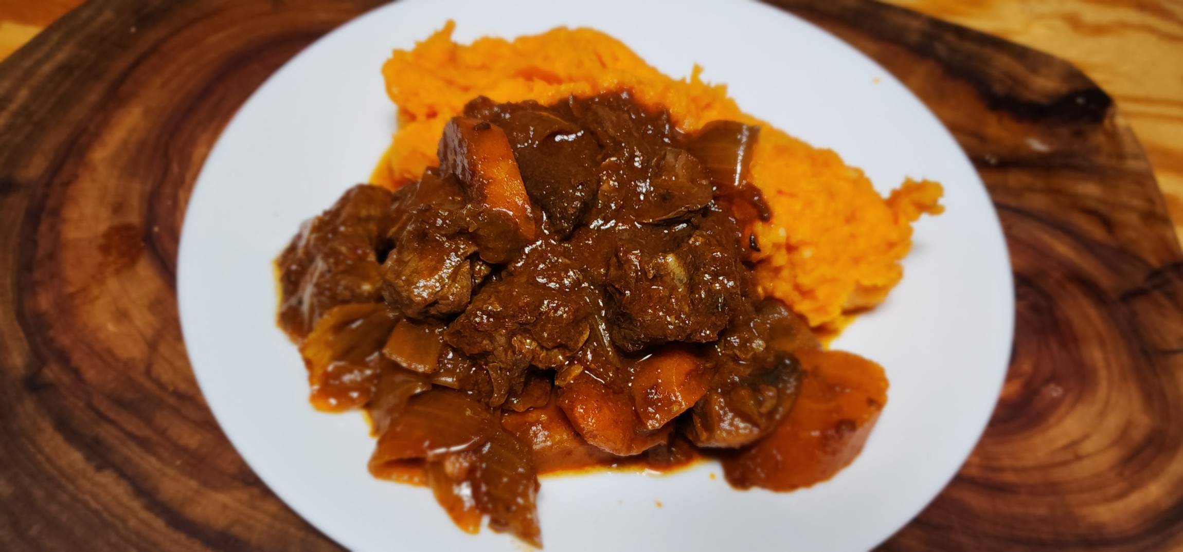 slow cooked Hungarian beef goulash